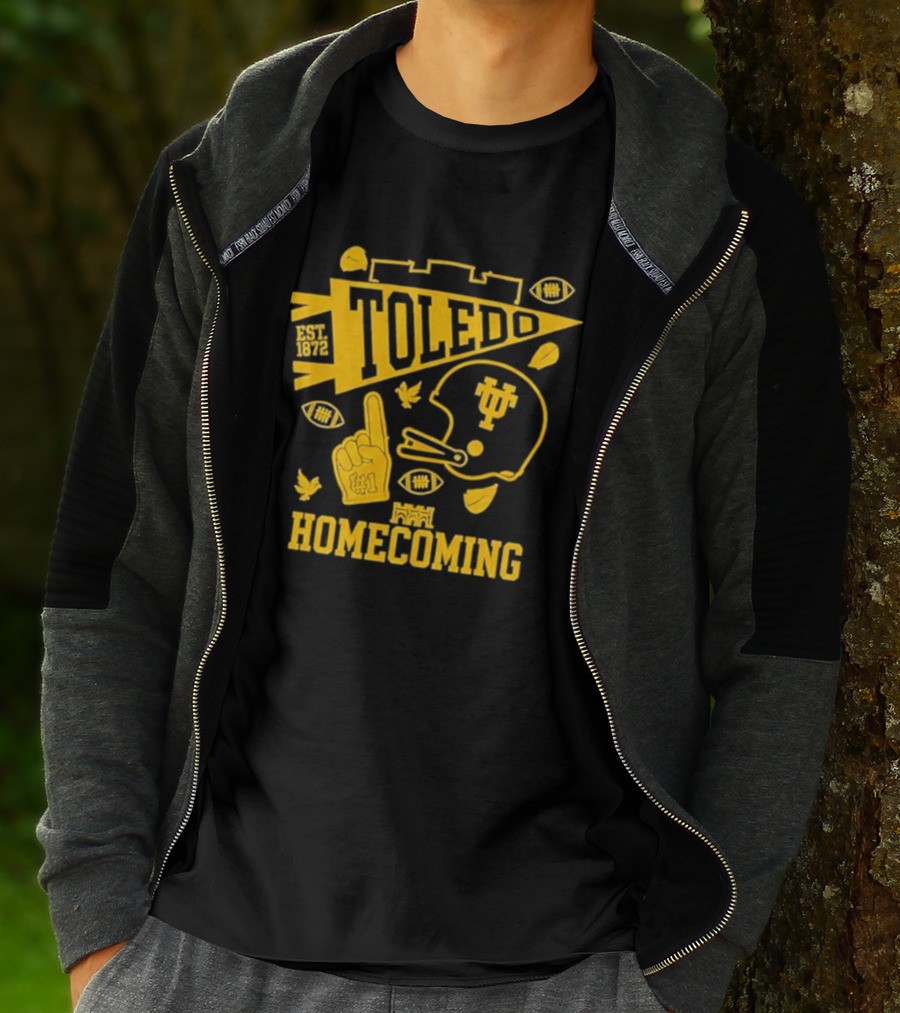 Toledo Homecoming 1872 Football Sports Celebration T-Shirt