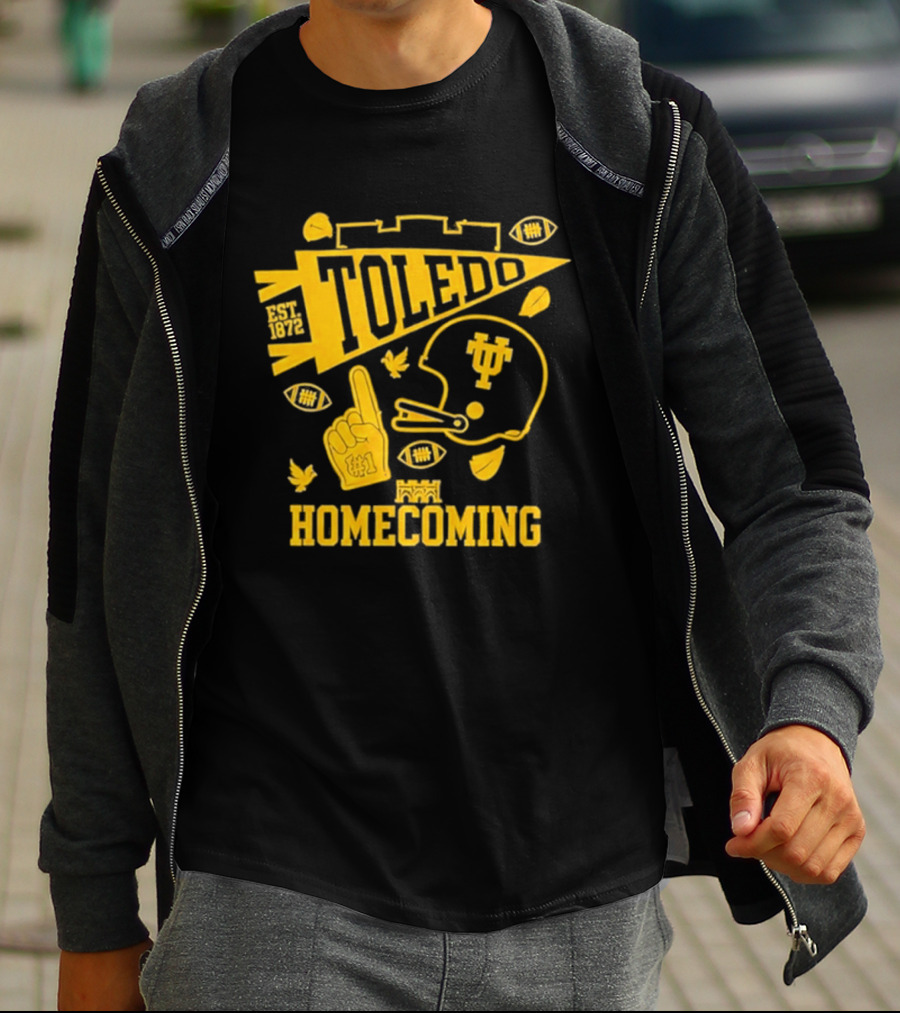 Toledo Homecoming 1872 Football Sports Celebration T-Shirt