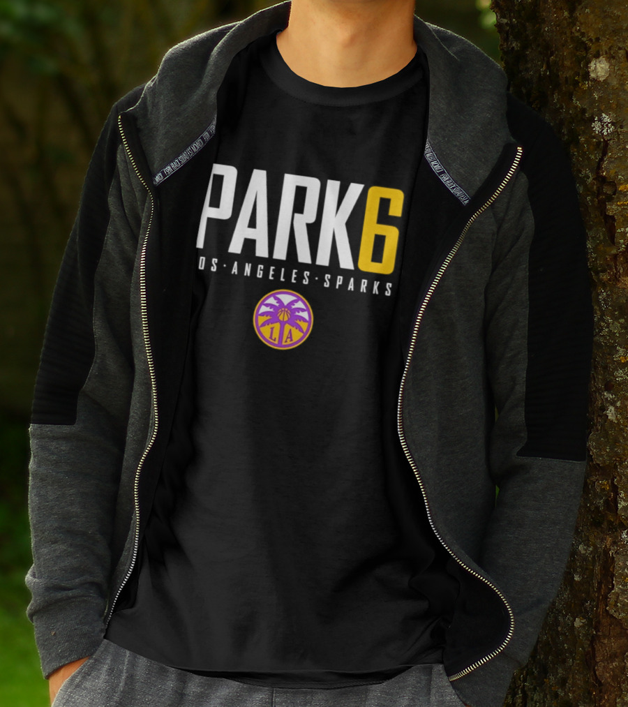 Park 6 Los Angeles Sparks WNBA Basketball T-Shirt