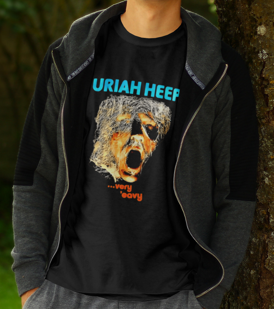 Uriah Heep Very 'Eavy Album Cover Art Hard Rock Music T-Shirt