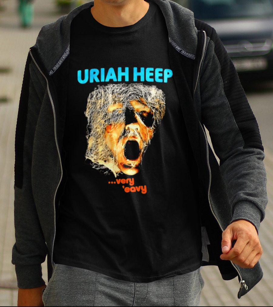 Uriah Heep Very 'Eavy Album Cover Art Hard Rock Music T-Shirt