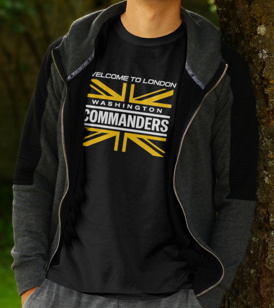 Welcome To London Washington Commanders Union Jack 2026 T-Shirt