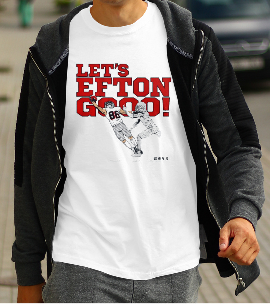 LET'S EFTON GO 88 Football Action Sports T-Shirt