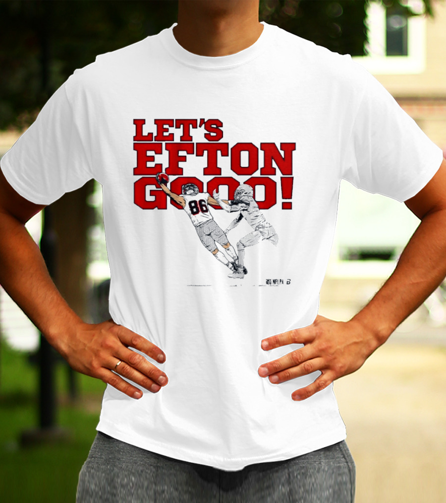 LET'S EFTON GO 88 Football Action Sports T-Shirt