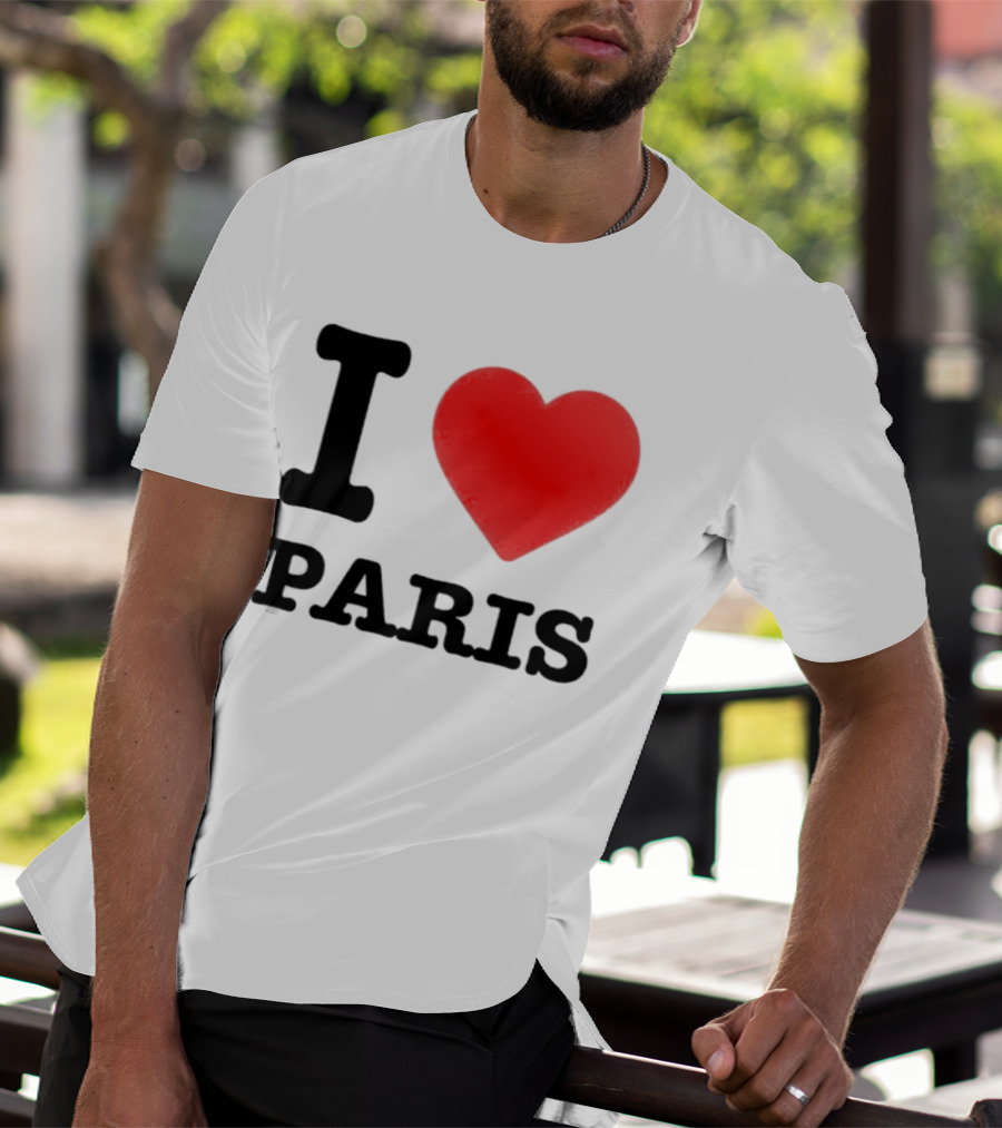 I Love Paris France City Of Light Travel T-Shirt