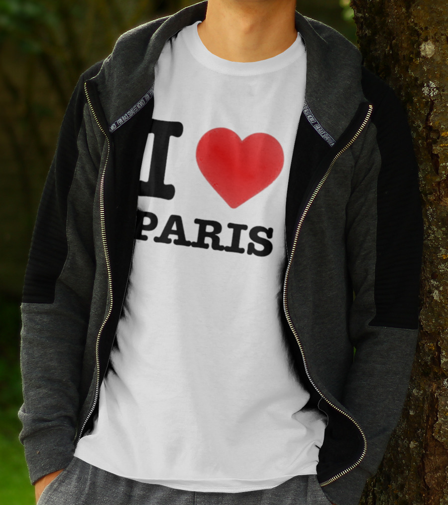 I Love Paris France City Of Light Travel T-Shirt
