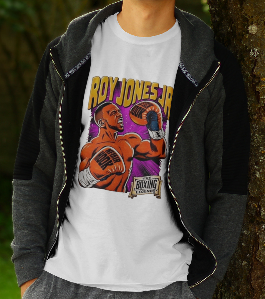 Roy Jones Jr Captain Hook Boxing Legends Wear Hook T-Shirt