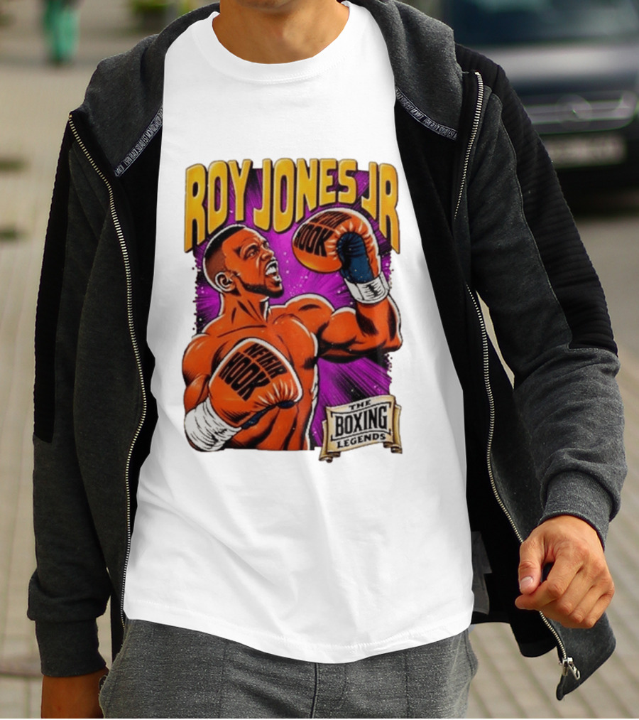 Roy Jones Jr Captain Hook Boxing Legends Wear Hook T-Shirt