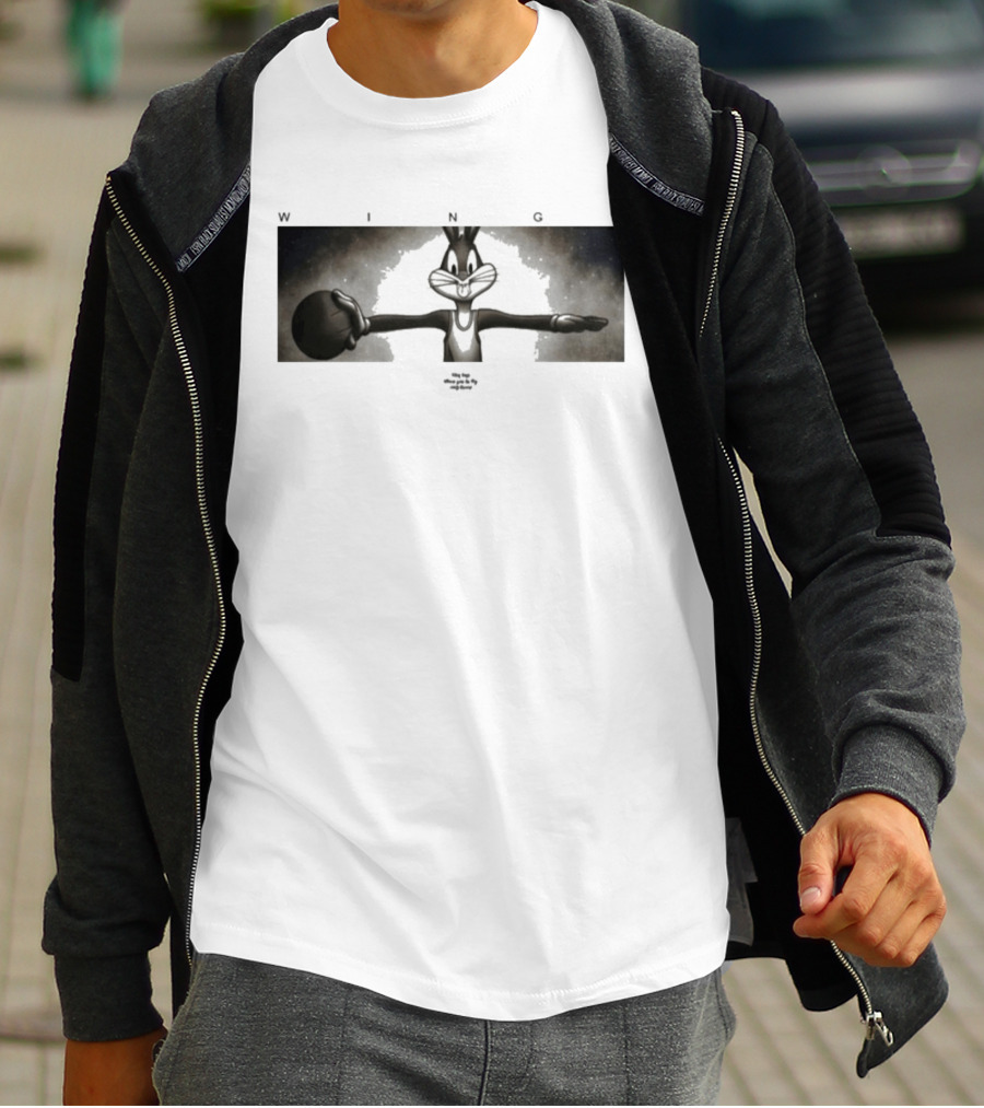 Wings Bugs Bunny Basketball Russell Westbrook Jordan Collaboration T-Shirt