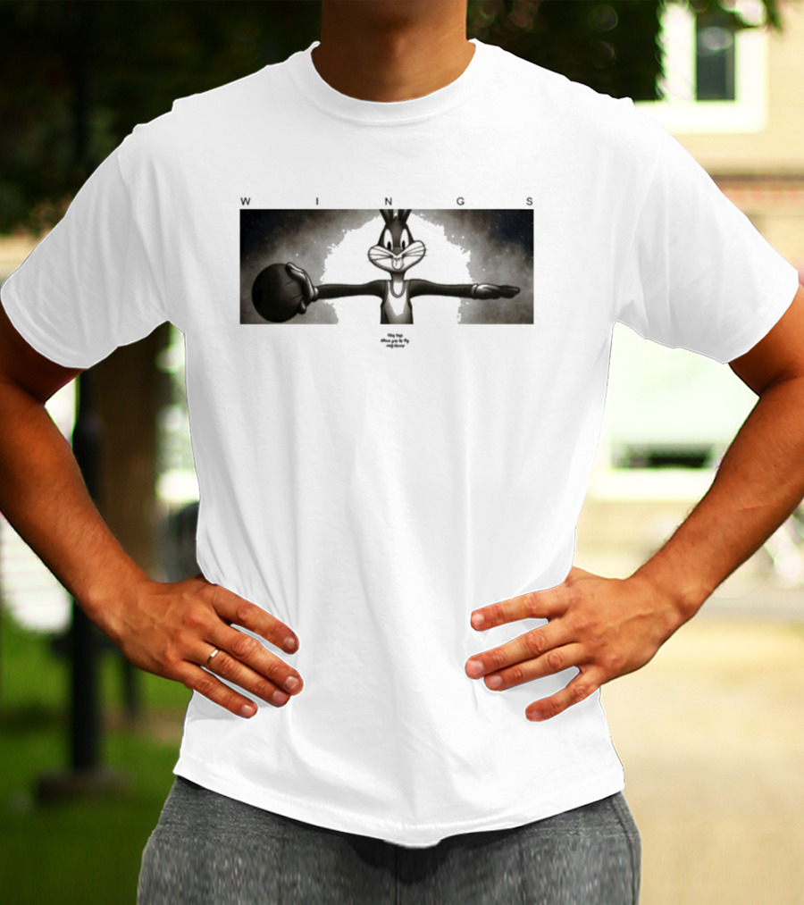 Wings Bugs Bunny Basketball Russell Westbrook Jordan Collaboration T-Shirt