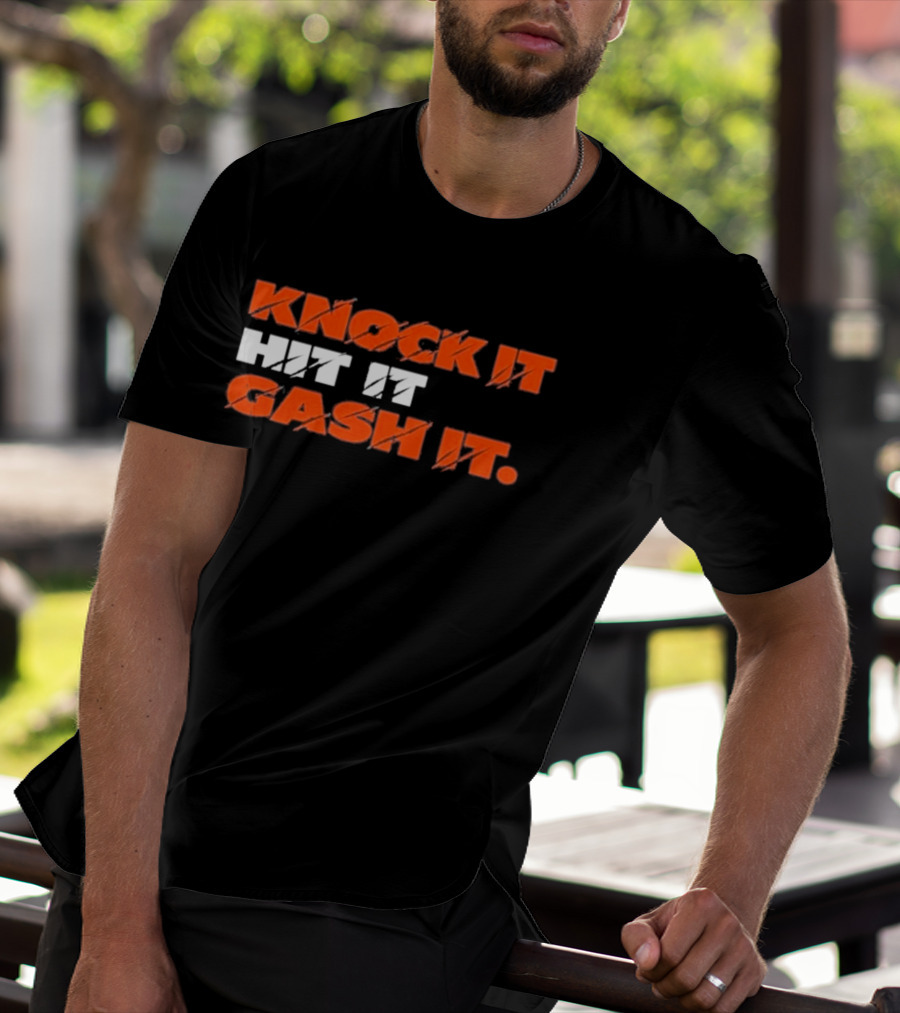 Chicago Bears Knock It Hit It Gash It T-Shirt