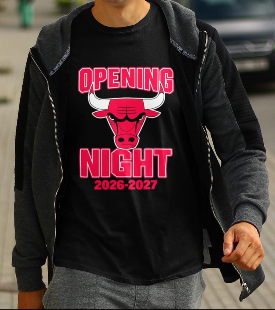 Chicago Bulls Opening Night 2026 2027 NBA T-Shirt