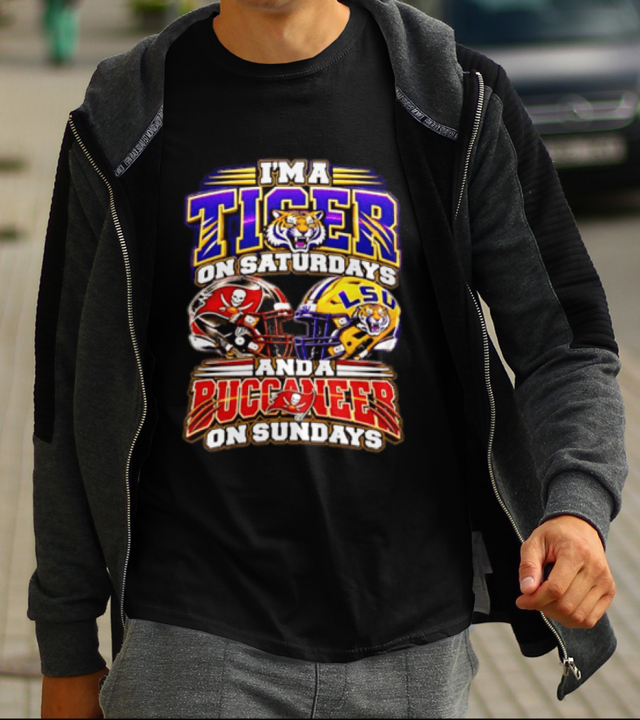I'm A Tiger On Saturdays And A Buccaneer On Sundays T-Shirt