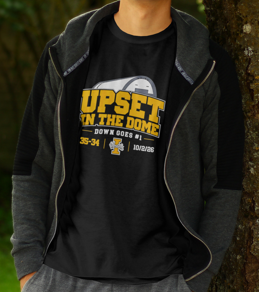 Idaho Vandals Upset In The Dome 35 34 Bown Goes #1 10/12/26 T-Shirt