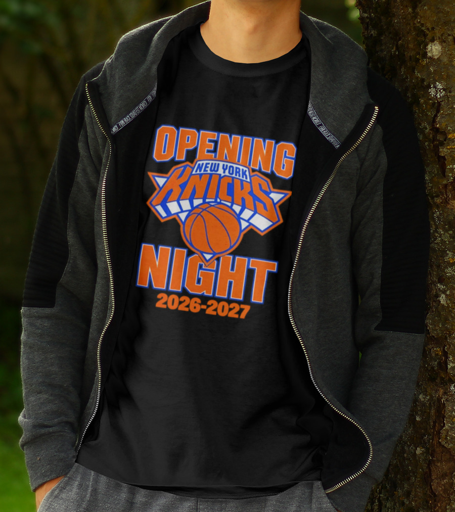 New York Knicks NBA 2026 2027 Opening Night T-Shirt