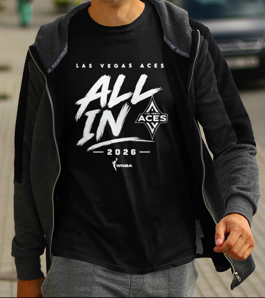 Las Vegas Aces All In 2026 WNBA T-Shirt