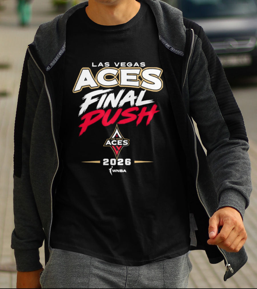 Las Vegas Aces WNBA 2026 Final Push T-Shirt