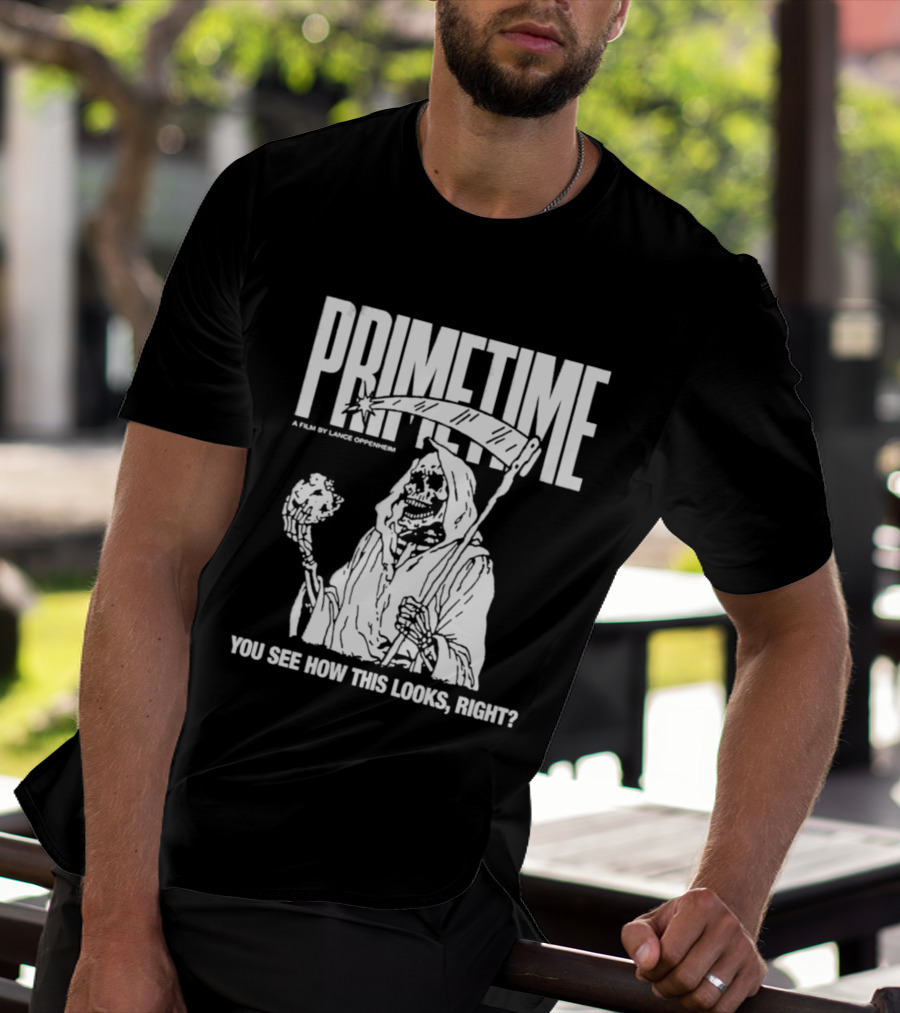 Robert Pattinson Primetime You See How This Looks Right A Film By Louis Oppenheim T-Shirt
