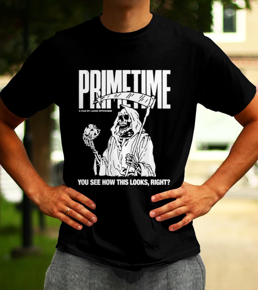 Robert Pattinson Primetime You See How This Looks Right A Film By Louis Oppenheim T-Shirt