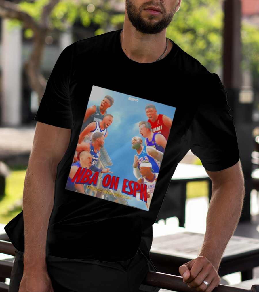 NBA On ESPN Brand New Season 2026 Opening Week Matchups T-Shirt