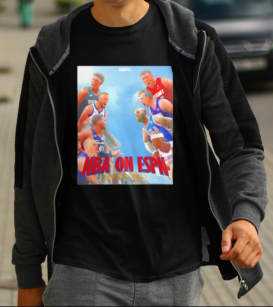 NBA On ESPN Brand New Season 2026 Opening Week Matchups T-Shirt