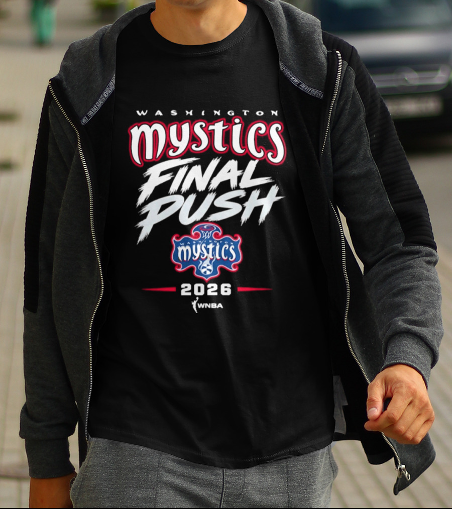 Washington Mystics Final Push WNBA 2026 T-Shirt