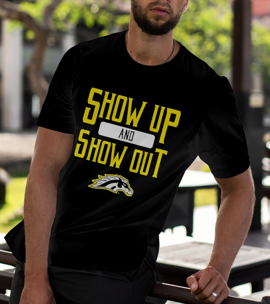 Western Michigan Broncos Show Up Show Out Bold Yellow T-Shirt