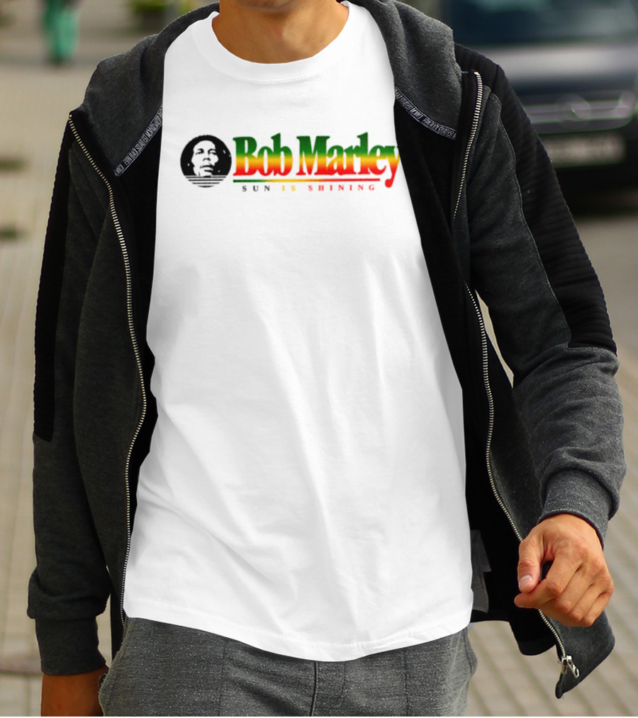 Bob Marley Sun Is Shining Reggae Rasta T-Shirt