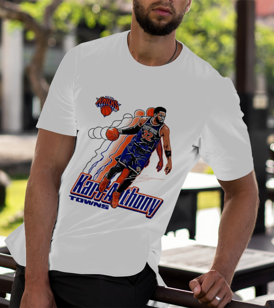 Karl Anthony Towns New York Knicks Basketball 32 T-Shirt