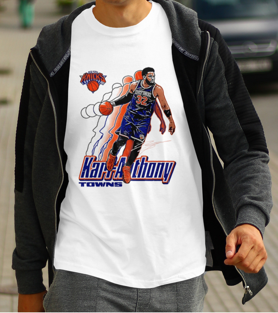 Karl Anthony Towns New York Knicks Basketball 32 T-Shirt