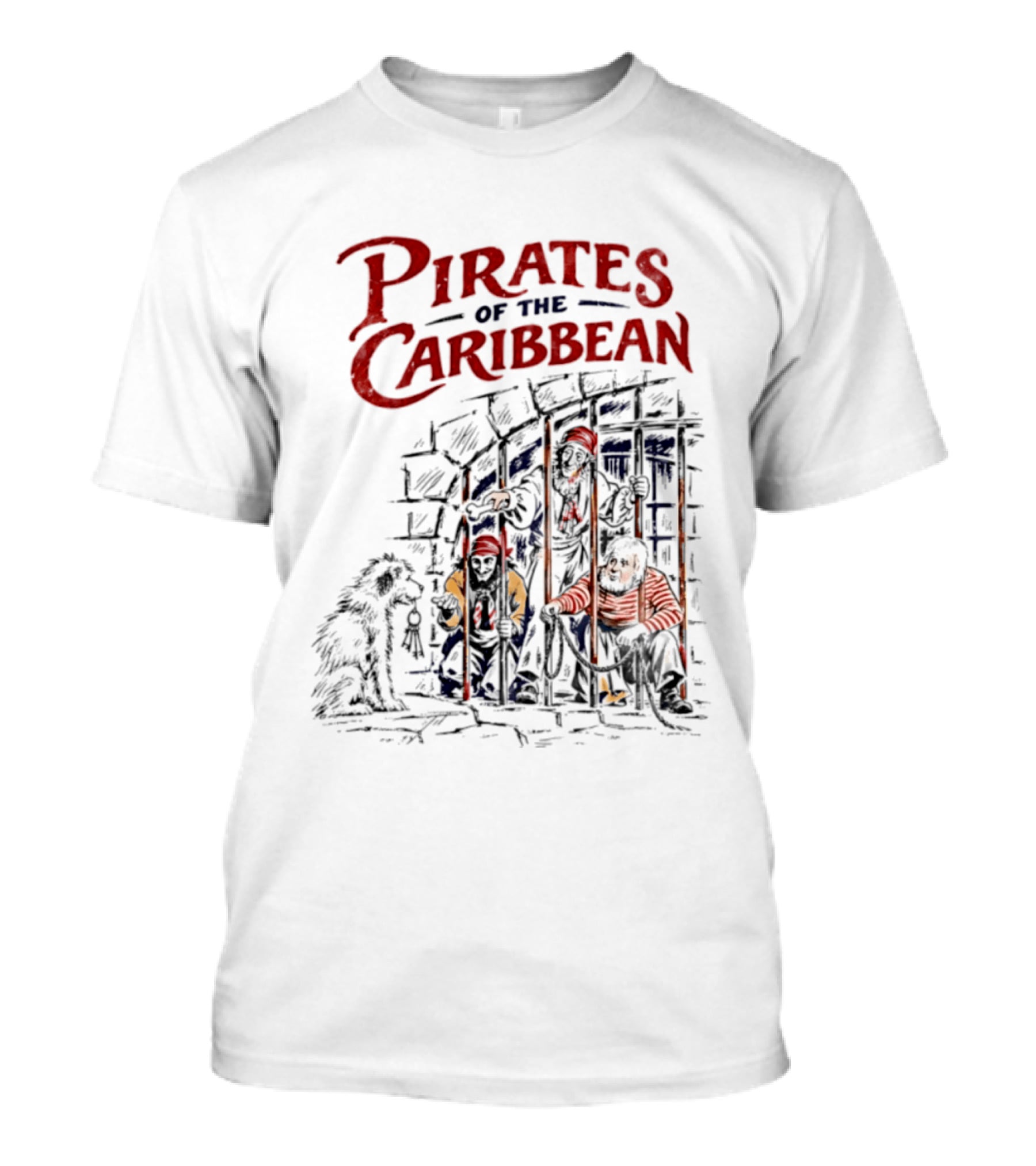 Pirates Of The Caribbean Jail Scene Disney Adventure T-Shirt