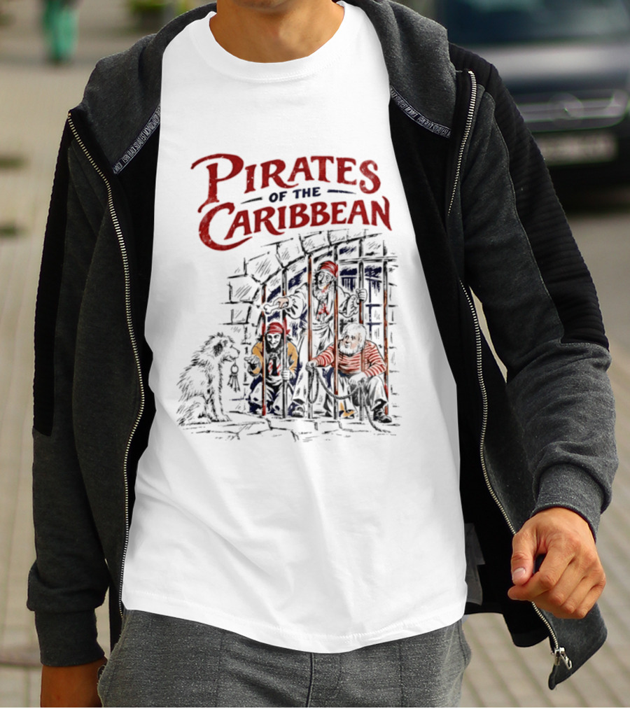 Pirates Of The Caribbean Jail Scene Disney Adventure T-Shirt