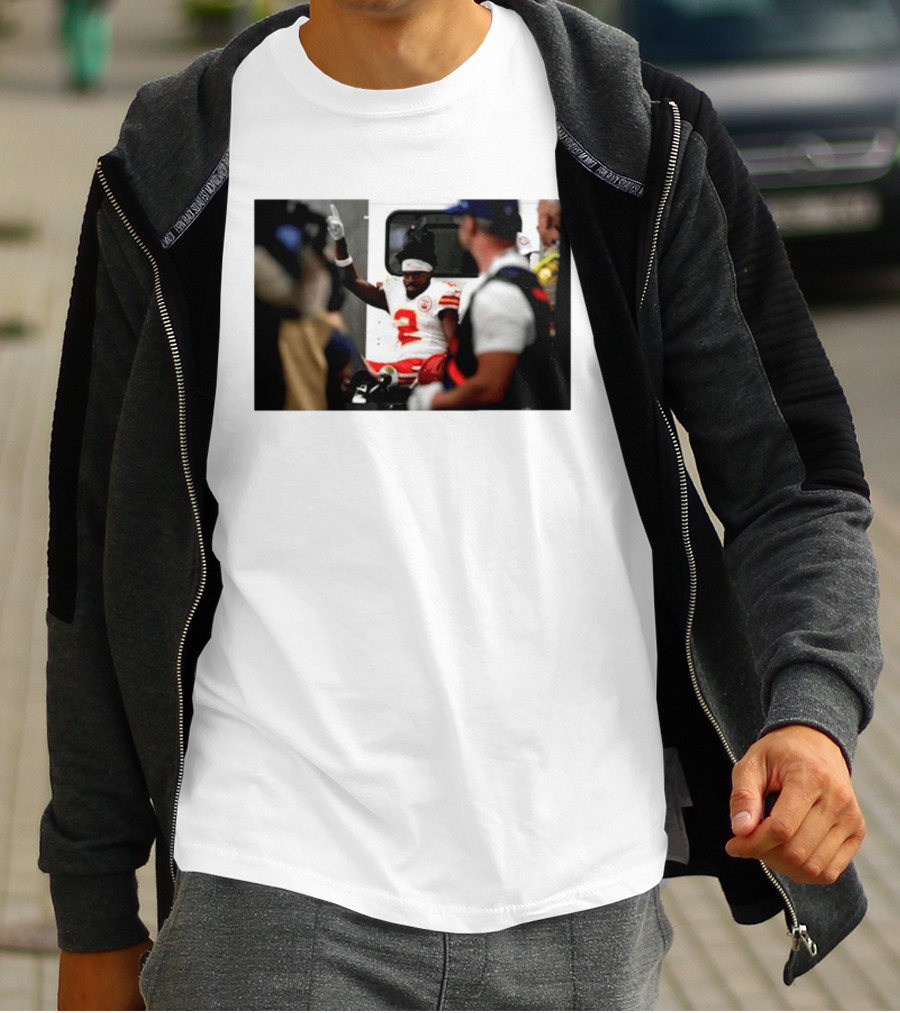 Tyquan Thornton Kansas City Chiefs Number 2 On Field Celebration 2026 T-Shirt