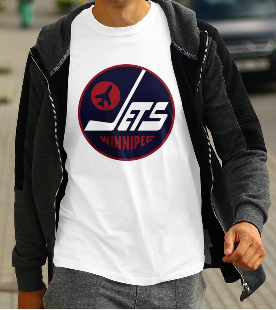 Winnipeg Jets 2026 NHL Heritage Classic Retro Circle T-Shirt