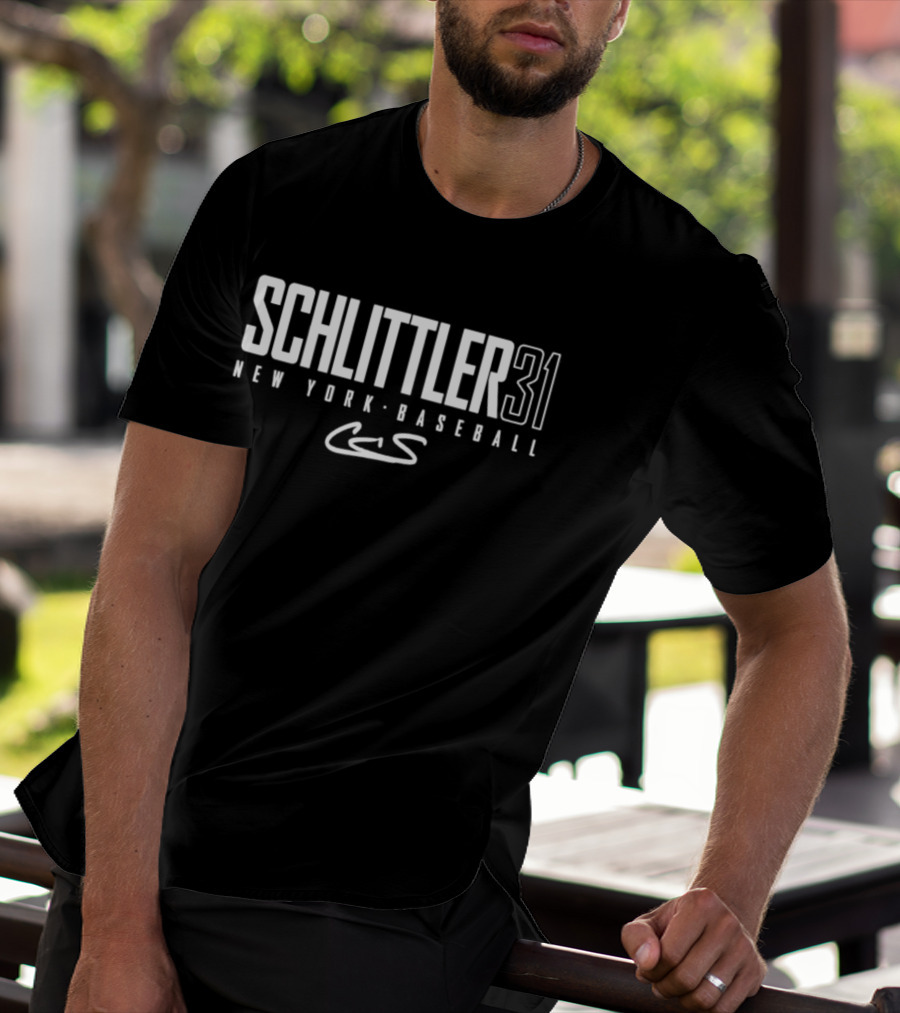 Schlittler 31 New York Baseball CS Signature T-Shirt