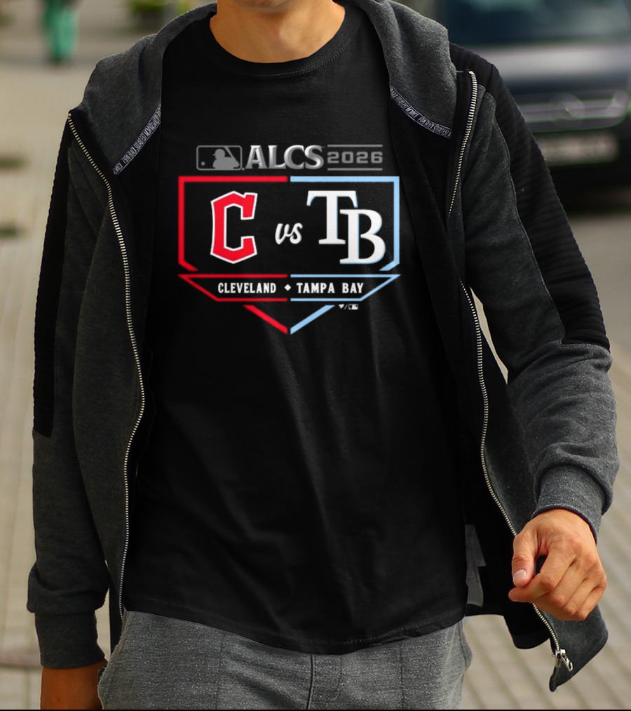 Cleveland Guardians Vs Tampa Bay Rays 2026 ALCS Matchup Official MLB T-Shirt