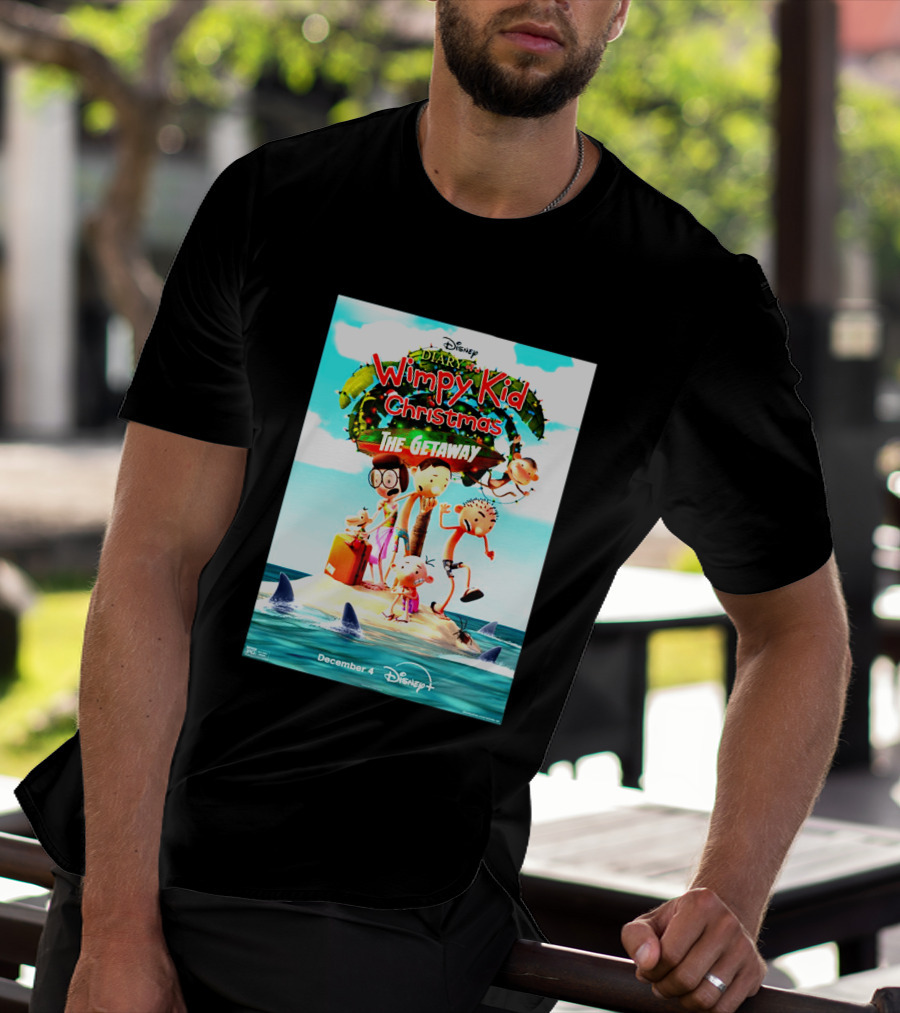 Disney Diary Of A Wimpy Kid Christmas The Getaway December 4 Disney+ T-Shirt