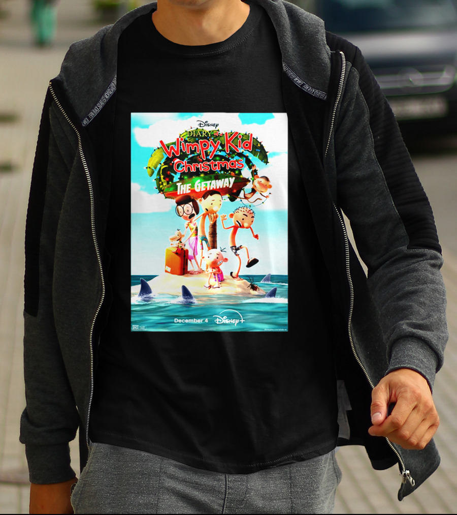 Disney Diary Of A Wimpy Kid Christmas The Getaway December 4 Disney+ T-Shirt
