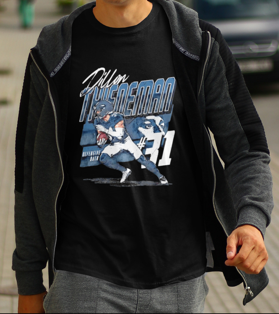 Dillon Thieneman Offensive Back #31 Chicago Bears Player Name And Number T-Shirt