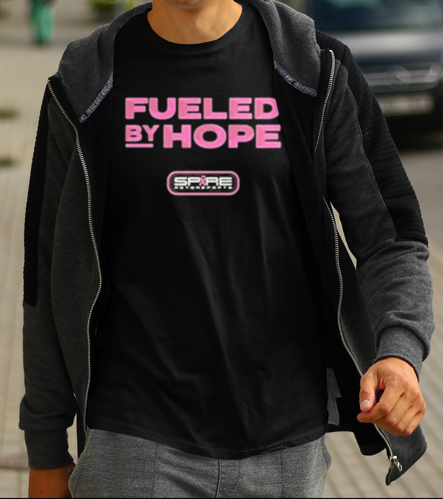 Fueled By Hope Spire Enterprises Pink Ribbon 2026 T-Shirt