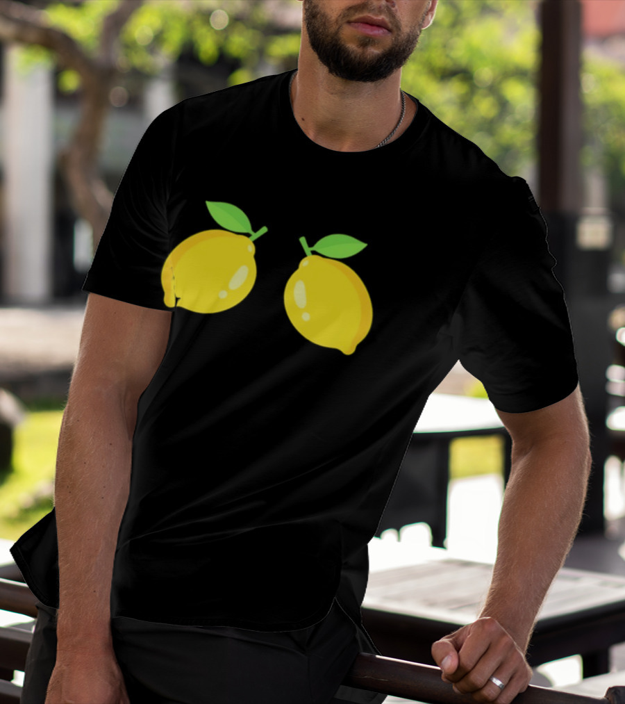 Lemons Over Boobs Bold Citrus T-Shirt