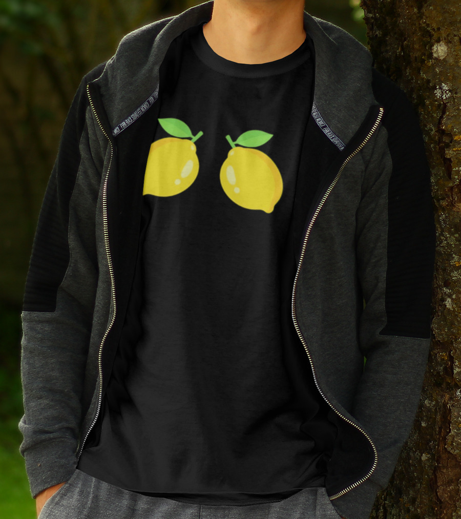 Lemons Over Boobs Bold Citrus T-Shirt
