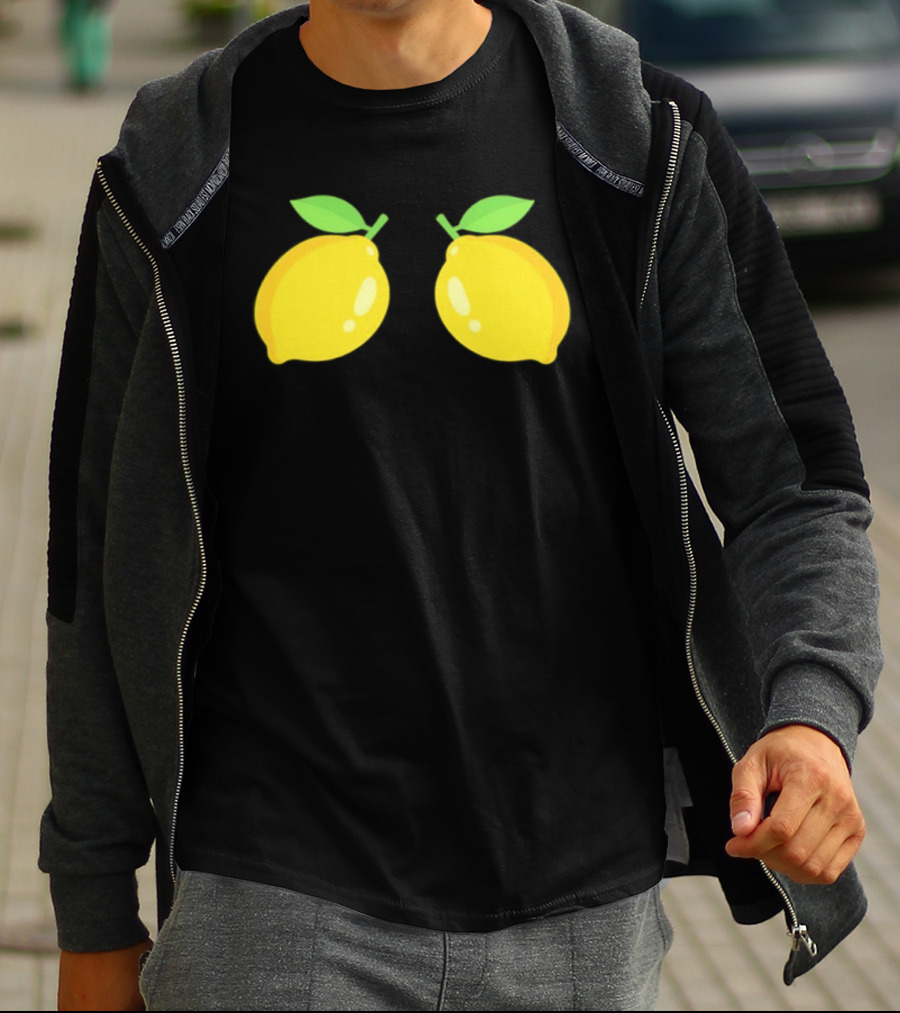 Lemons Over Boobs Bold Citrus T-Shirt