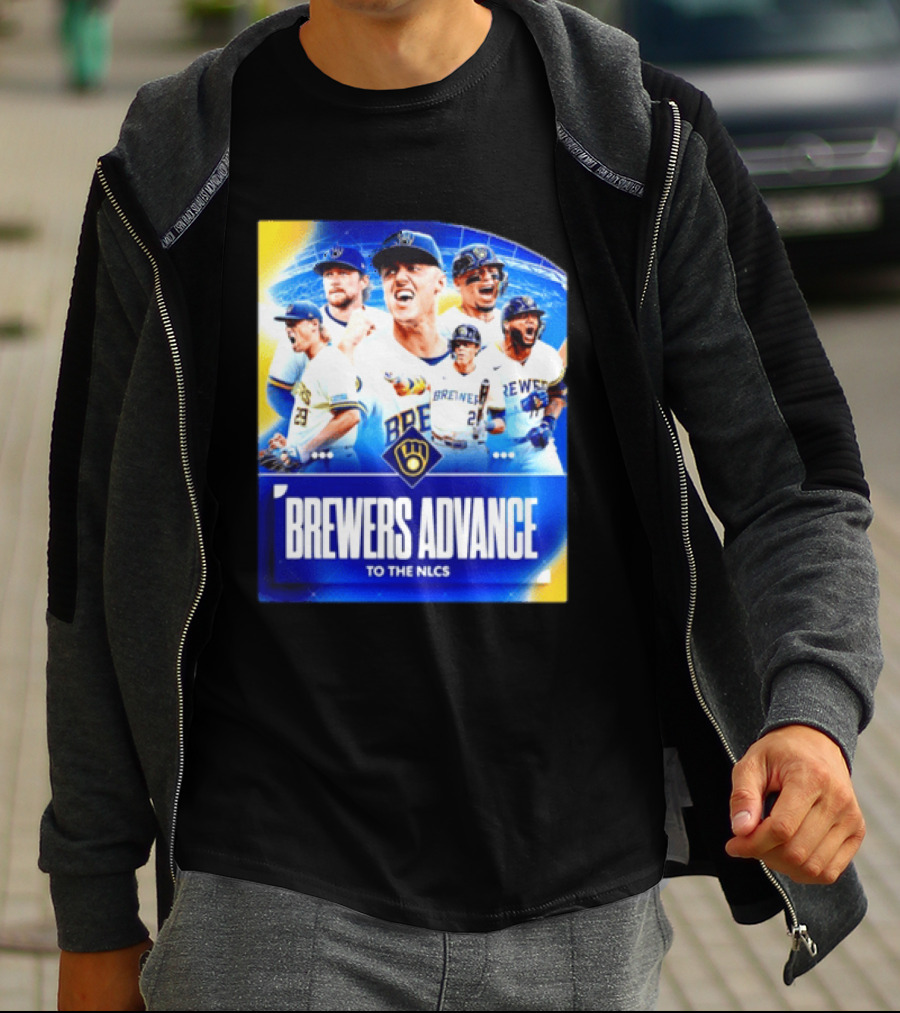 Milwaukee Brewers Advance To The NLCS 2026 Victory Celebration T-Shirt