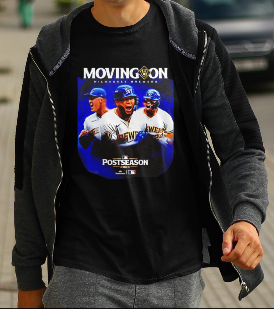 Moving On Milwaukee Brewers Postseason 2026 MLB Celebration T-Shirt