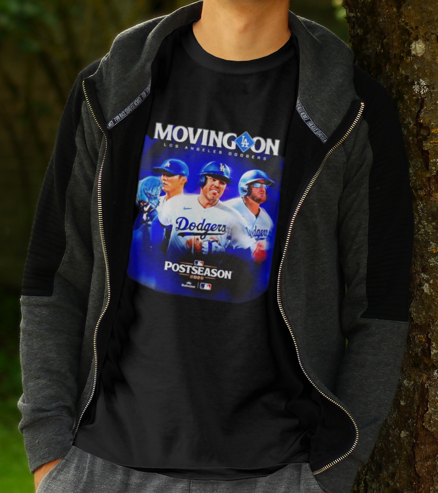 Moving On Los Angeles Dodgers Postseason 2026 MLB Fan T-Shirt