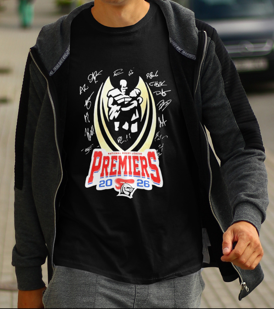NRL Newcastle Knights National Rugby League Premiers 2026 T-Shirt