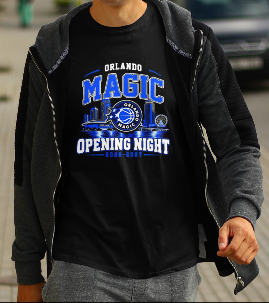 Orlando Magic Opening Night 2026 2027 City Skyline T-Shirt