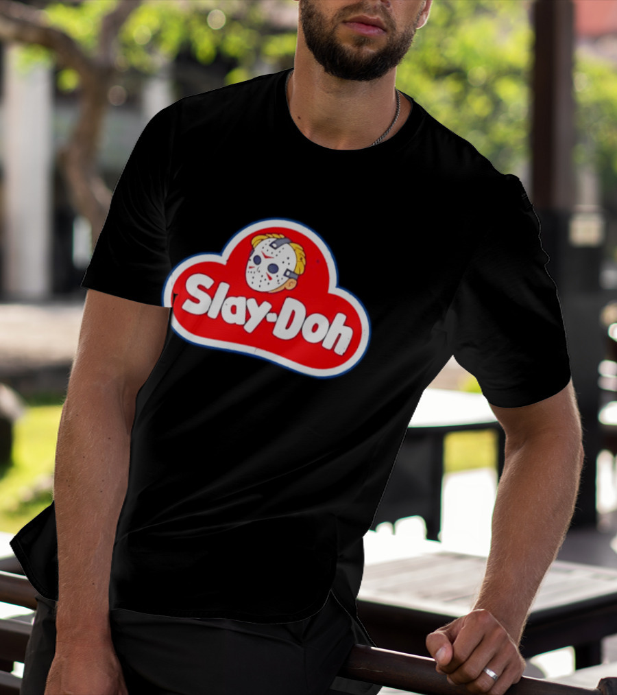Slay Doh Jason Voorhees Mashup Friday The 13th T-Shirt