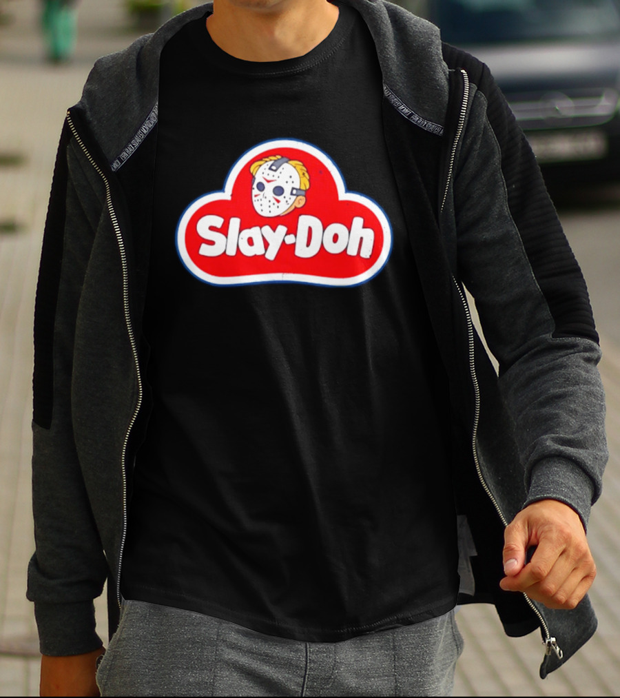 Slay Doh Jason Voorhees Mashup Friday The 13th T-Shirt